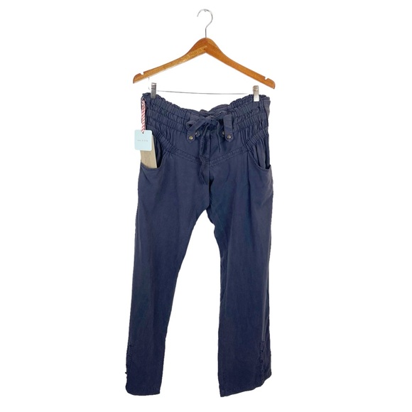 Sass & Bide The Trek Gathered Baggy Silk Pant Size 6 - Picture 1 of 16